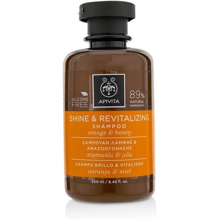 Шампунь «Яркость и жизненная сила» с апельсином и медом 250 мл Apivita
Шампунь «Яркость и жизненная сила» с апельсином и медом 250 мл Apivita