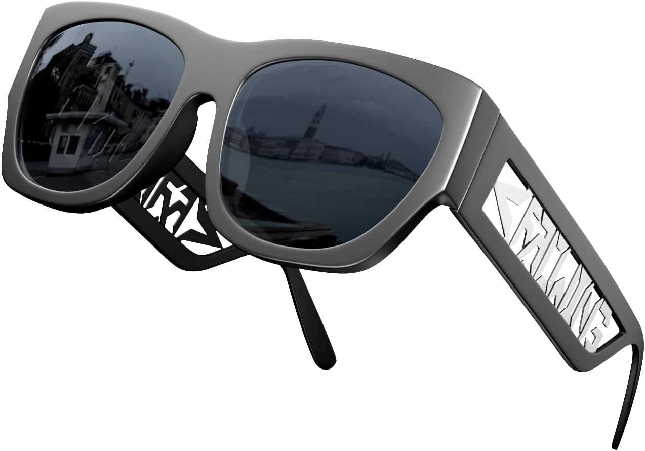 Поляризованные солнцезащитные очки ROCKNIGHT HD для вождения с защитой от УФ-излучения UV400, антибликовым покрытием, легкими, модными дужками и плоскими линзами, White Frame/Grey Lens
Поляризованные солнцезащитные очки ROCKNIGHT HD для вождения с защитой от УФ-излучения UV400, антибликовым покрытием, легкими, модными дужками и плоскими линзами, White Frame/Grey Lens