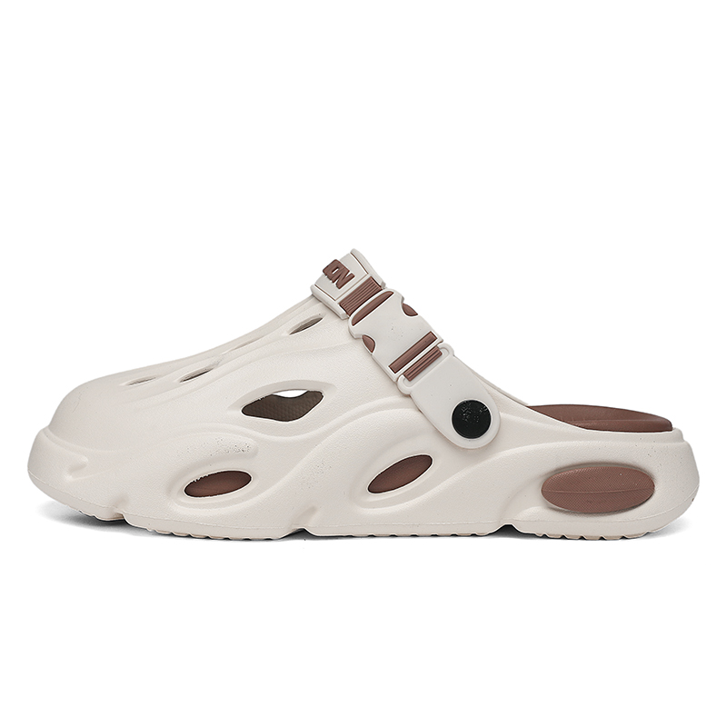 Jinho Клоги мужские бежево-коричневые, цвет Beige Brown 
Jinho Клоги мужские бежево-коричневые, цвет Beige Brown