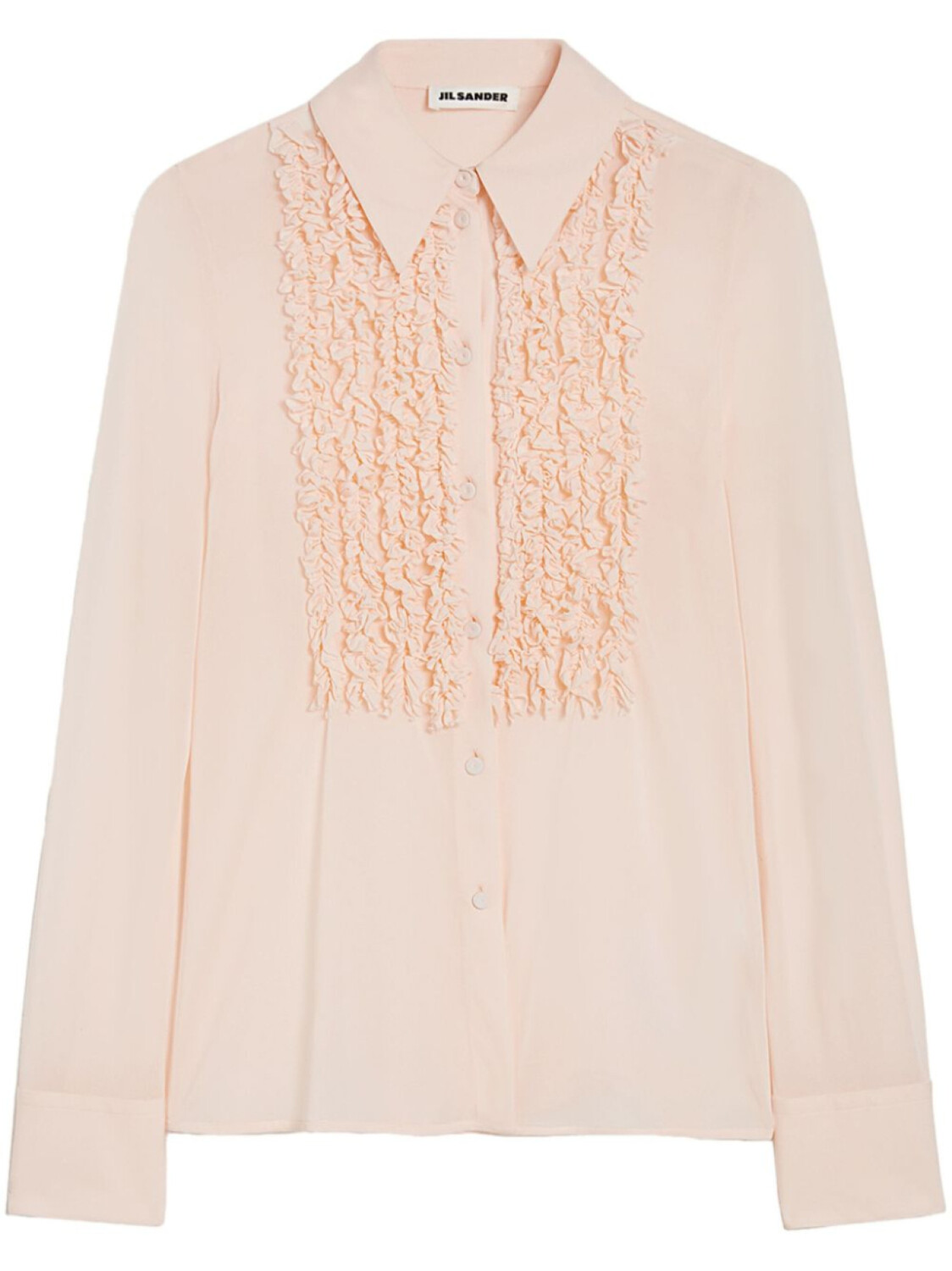 Jil Sander рубашка с оборками, розовый
Jil Sander рубашка с оборками, розовый