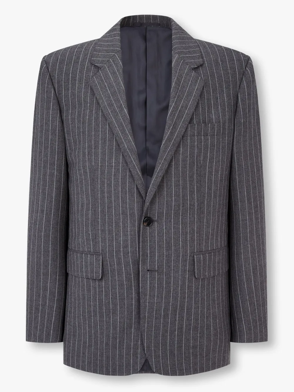 Шерстяной пиджак в полоску Man On The Boon., серый
Шерстяной пиджак в полоску Man On The Boon., серый