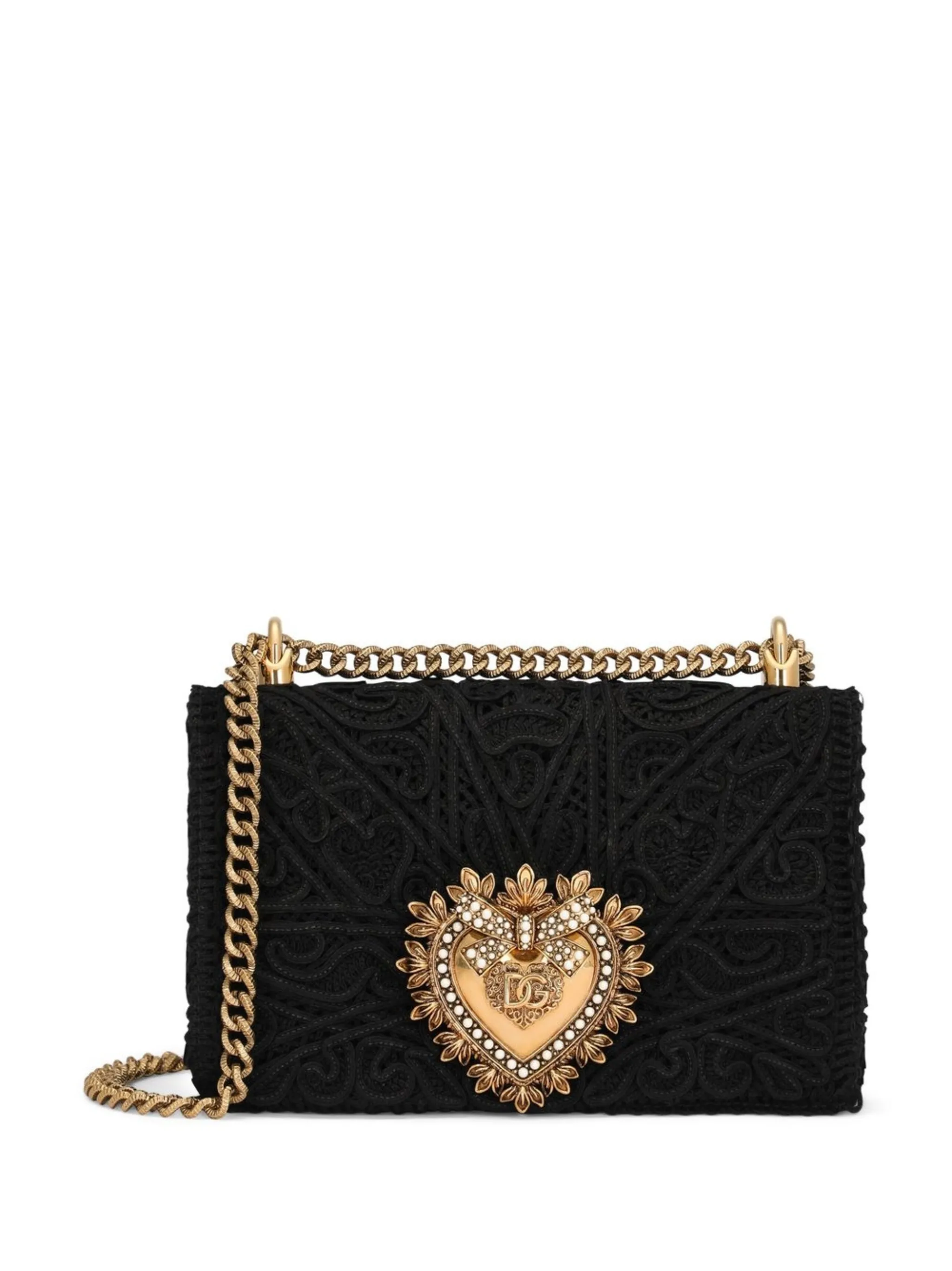 Сумка через плечо Devotion среднего размера Dolce & Gabbana, черный
Сумка через плечо Devotion среднего размера Dolce & Gabbana, черный