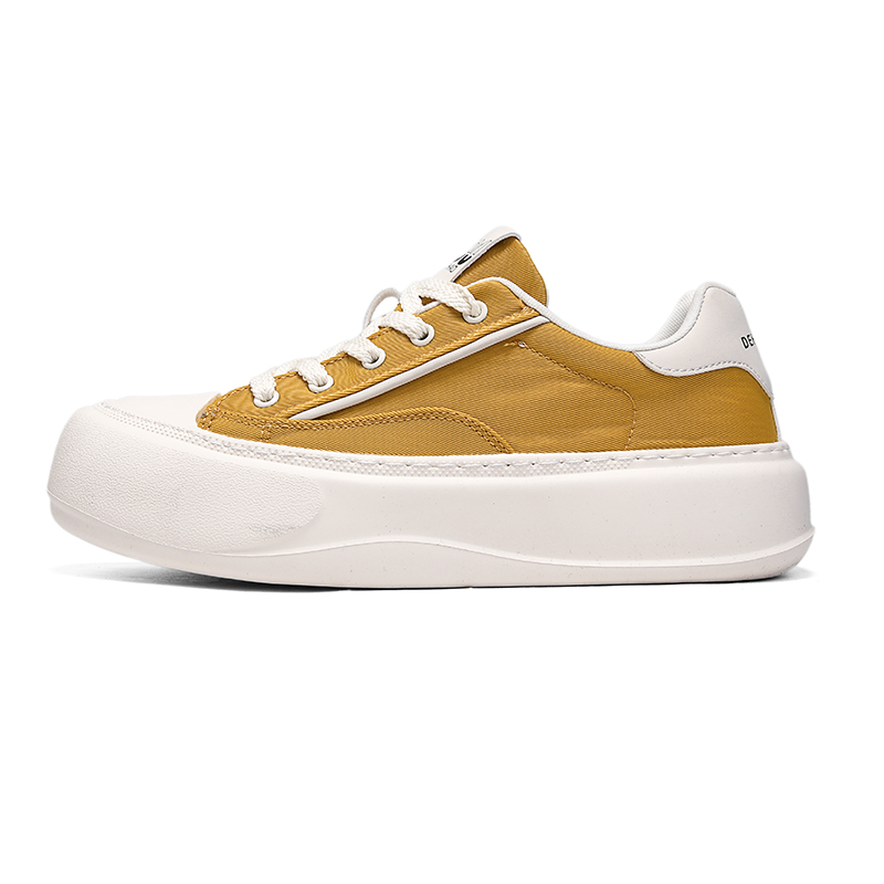 Grumpy ram Абразивостойкие дышащие низкие кеды на платформе мужские желтые, цвет Yellow 
Grumpy ram Абразивостойкие дышащие низкие кеды на платформе мужские желтые, цвет Yellow