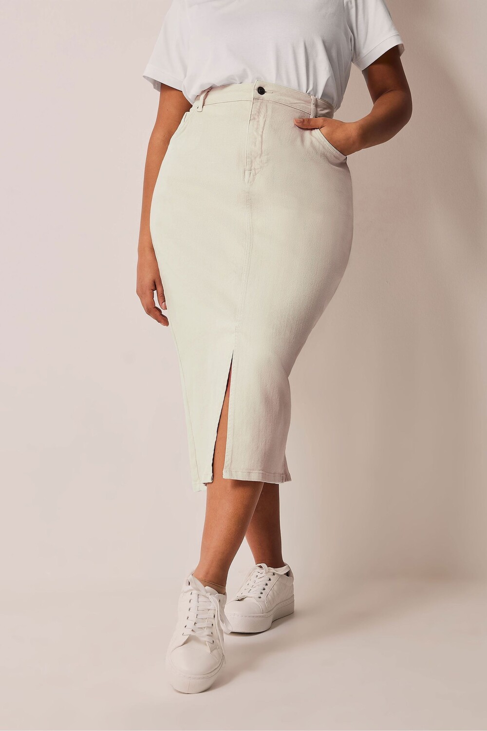 Джинсовая юбка Evans, белый
Джинсовая юбка Evans, белый