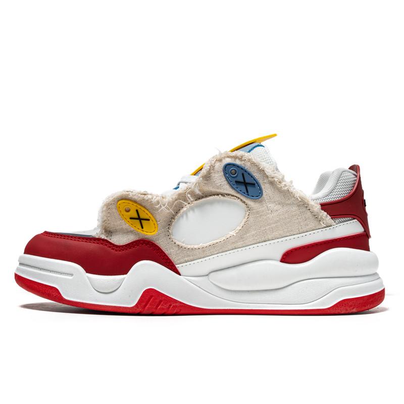 QIQUDUCK Дышащие поддерживающие низкие скейтерские кроссовки для увеличения роста унисекс Q-JP303 белый красный, цвет Q-JP303 White Red
QIQUDUCK Дышащие поддерживающие низкие скейтерские кроссовки для увеличения роста унисекс Q-JP303 белый красный, цвет Q-JP303 White Red