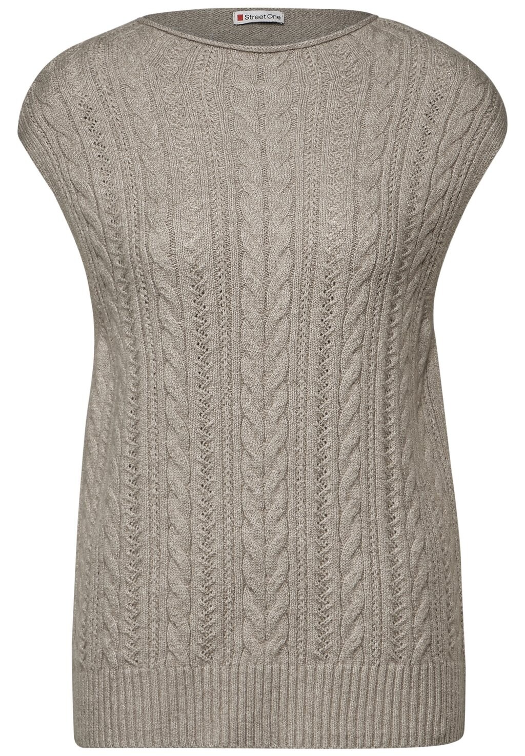 Базовая футболка Street One, бежевый
Базовая футболка Street One, бежевый