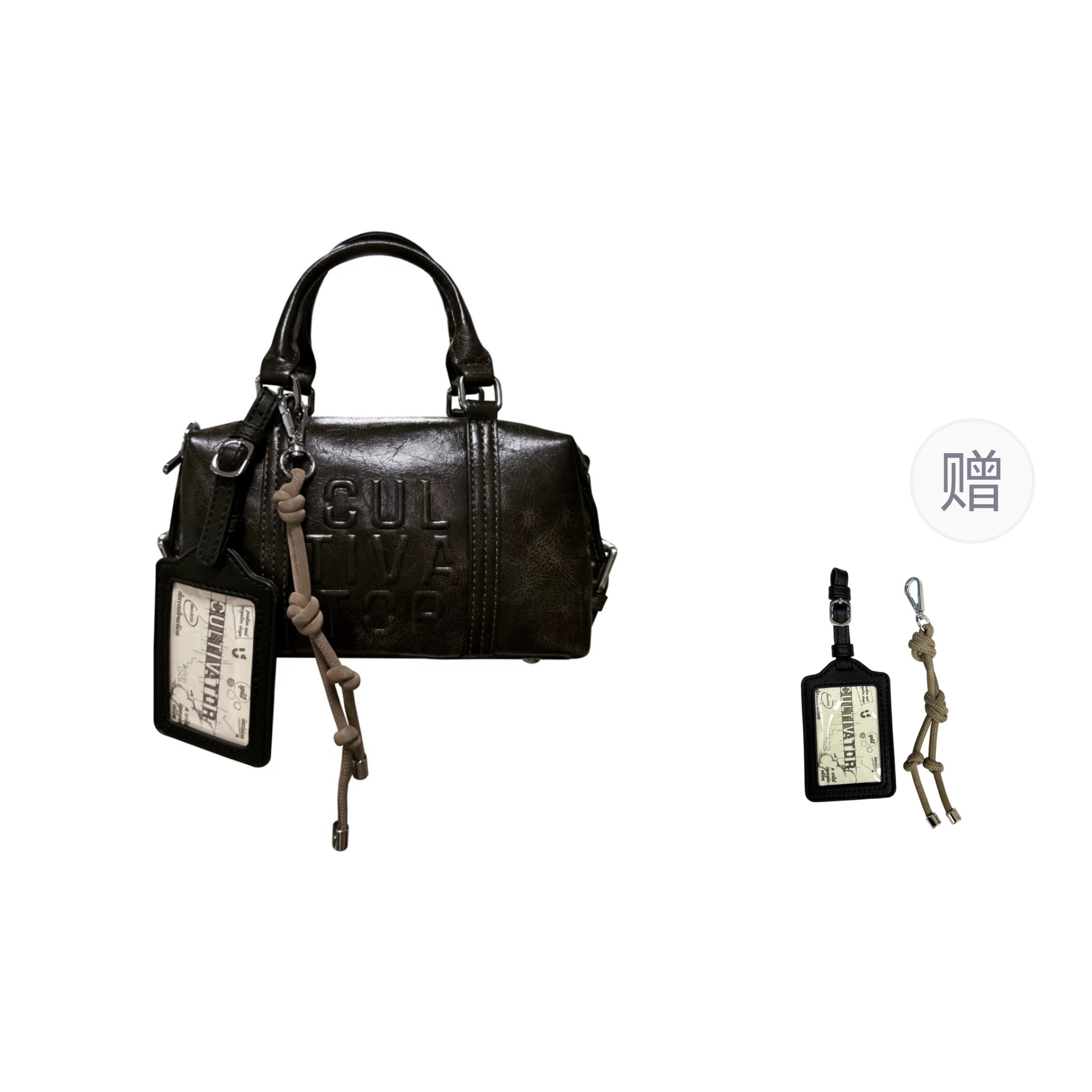 CULTIVATOR Бостонская сумка, Dark Brown 
CULTIVATOR Бостонская сумка, Dark Brown