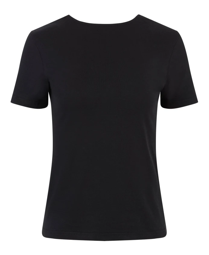 Футболка с глубоким, драпированным вырезом на спине. Nina Ricci, черный
Футболка с глубоким, драпированным вырезом на спине. Nina Ricci, черный