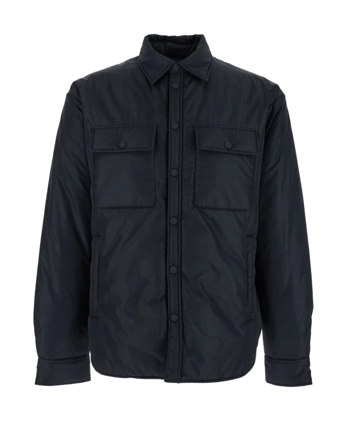 Черная стеганая нейлоновая рубашка-куртка Dsquared2, черный
Черная стеганая нейлоновая рубашка-куртка Dsquared2, черный