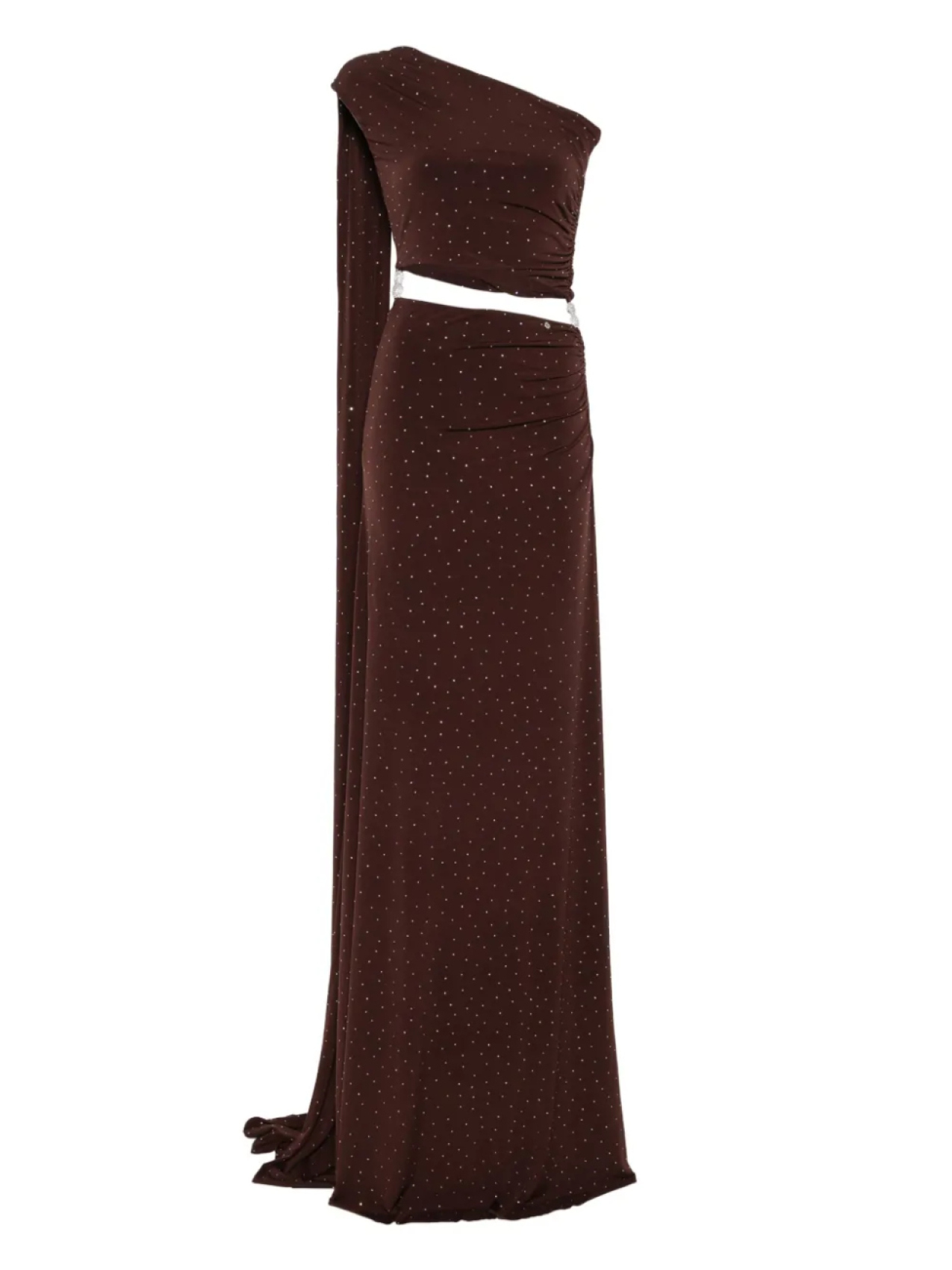 Платье, украшенное стразами NISSA, коричневый
Платье, украшенное стразами NISSA, коричневый