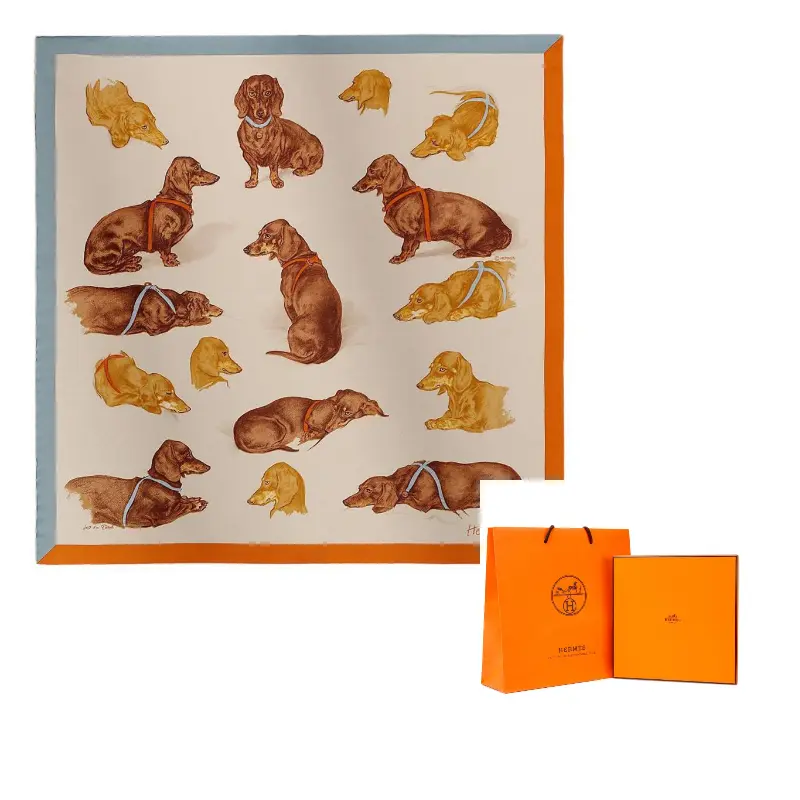 HERMES Шёлковый шарф женский светло-бежевый серо-голубой оранжевый, Light Beige/Blue Gray/Orange
HERMES Шёлковый шарф женский светло-бежевый серо-голубой оранжевый, Light Beige/Blue Gray/Orange