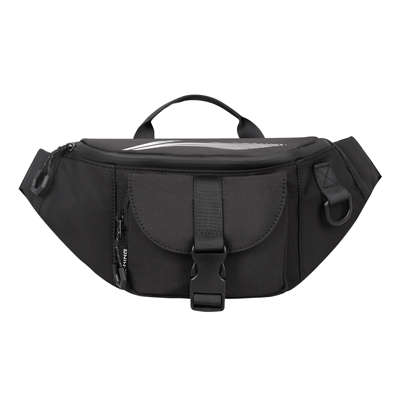 LINING Спортивная поясная сумка из полиэстера унисекс черная, Black
LINING Спортивная поясная сумка из полиэстера унисекс черная, Black