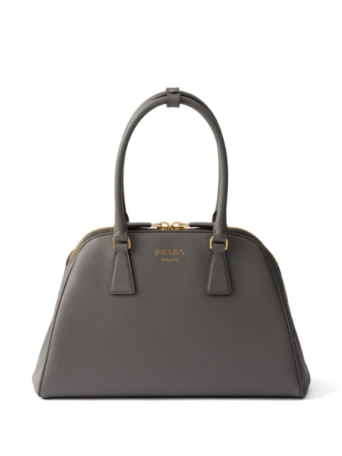 Сумка-тоут Prada из кожи среднего размера, серый
Сумка-тоут Prada из кожи среднего размера, серый