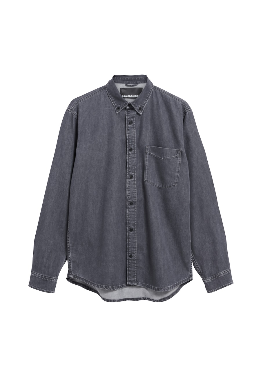 Рубашка на пуговицах Comfort fit ARMEDANGELS, черный
Рубашка на пуговицах Comfort fit ARMEDANGELS, черный