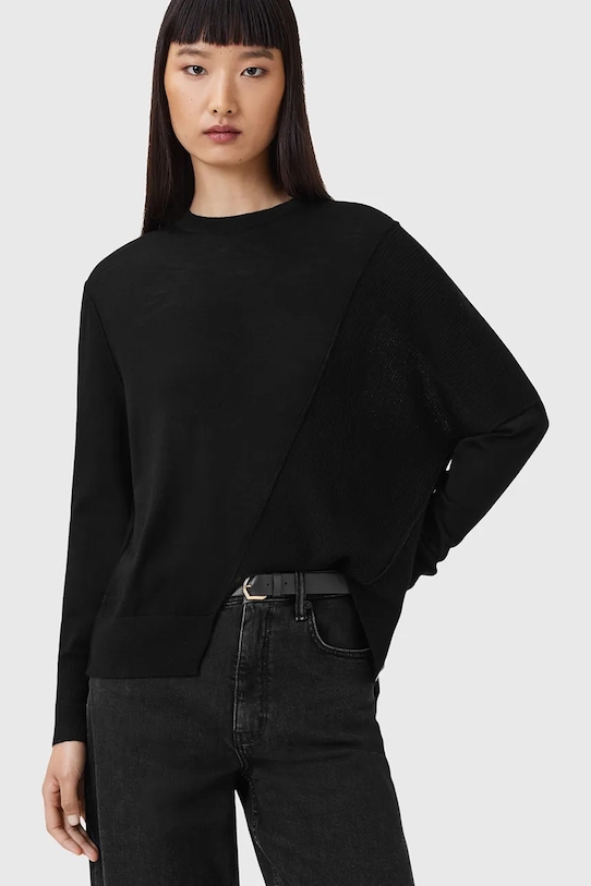 Шерстяной свитер Isla Allsaints, черный
Шерстяной свитер Isla Allsaints, черный