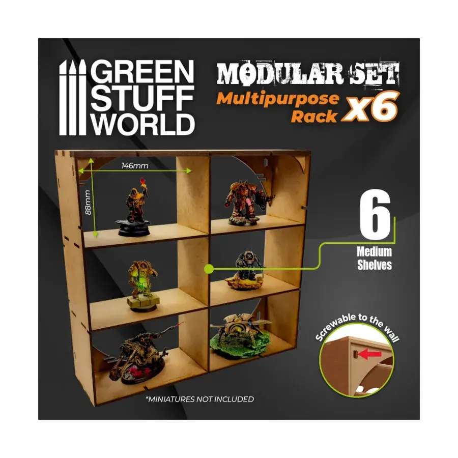 Многоцелевая стойка (x6), Paint - Modular Paint Racks & Accessories
Многоцелевая стойка (x6), Paint - Modular Paint Racks & Accessories