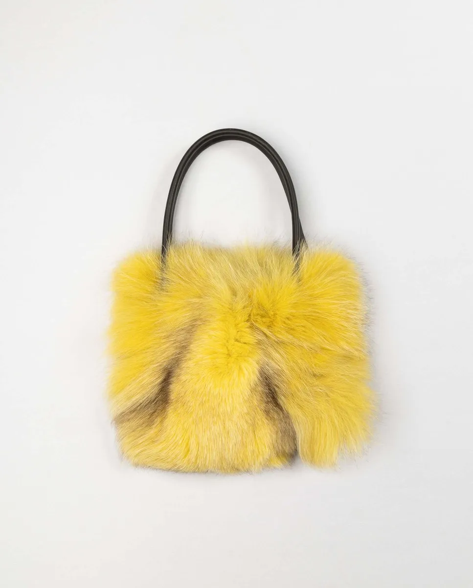 Многофункциональная сумка из лисьего меха De la Roca, желтый
Многофункциональная сумка из лисьего меха De la Roca, желтый