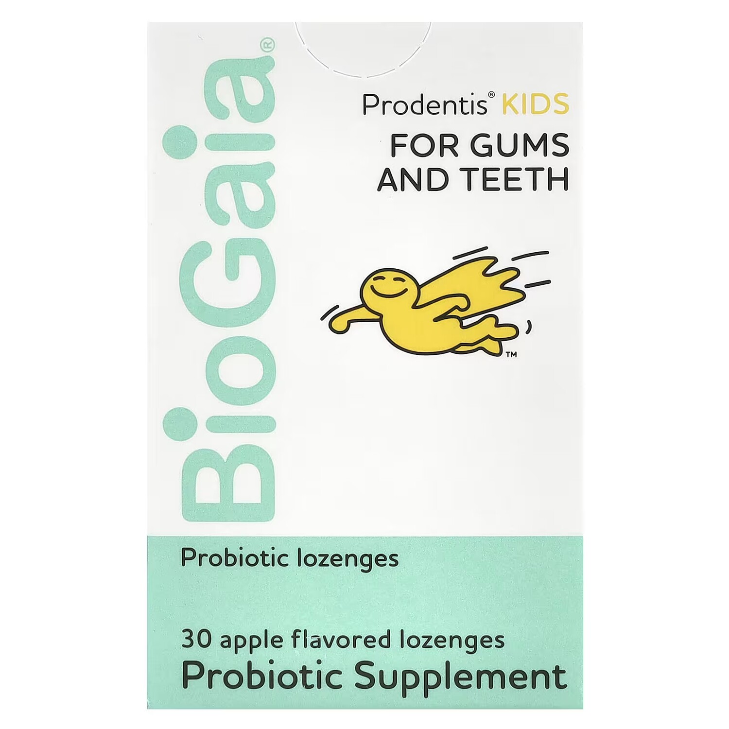 Prodentis Kids для десен и зубов, пробиотические пастилки, яблоко, 30 пастилок BioGaia
Prodentis Kids для десен и зубов, пробиотические пастилки, яблоко, 30 пастилок BioGaia