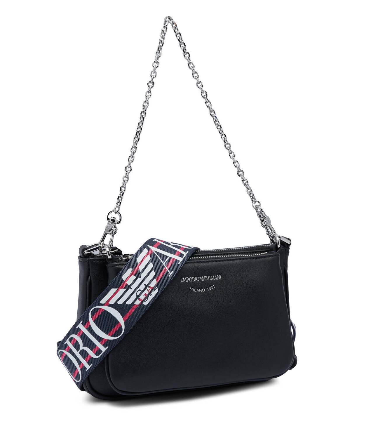 Сумка женская Emporio Armani a tracolla 2 в 1 на цепочке с ремнем, черный
Сумка женская Emporio Armani a tracolla 2 в 1 на цепочке с ремнем, черный