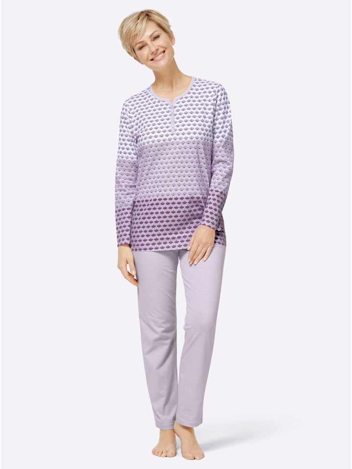 WITT WEIDEN Пижама цвета экрю-сирени
WITT WEIDEN Пижама цвета экрю-сирени