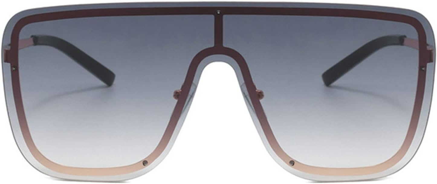 Большие безободковые солнцезащитные очки для женщин, модные, без оправы, с градиентными линзами, металлическим покрытием и защитой от УФ-излучения mincl, Gradient Gray
Большие безободковые солнцезащитные очки для женщин, модные, без оправы, с градиентными линзами, металлическим покрытием и защитой от УФ-излучения mincl, Gradient Gray