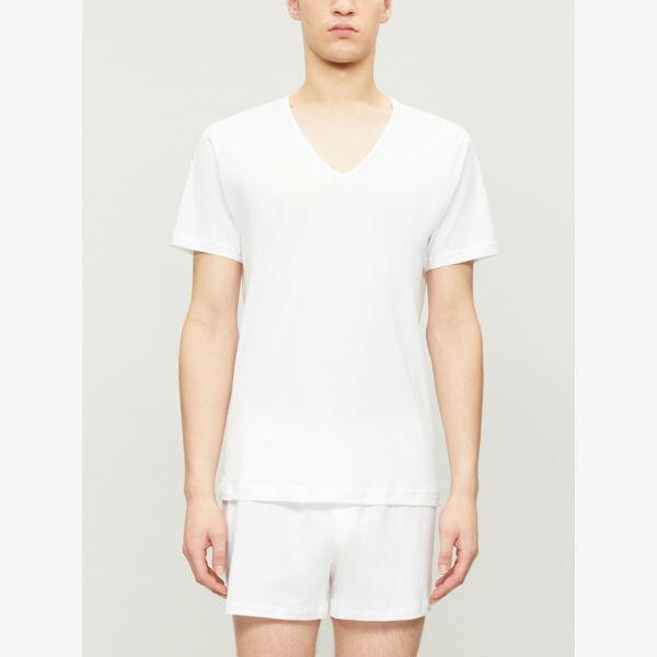 Футболка из тончайшего египетского хлопка Sunspel, белый
Футболка из тончайшего египетского хлопка Sunspel, белый