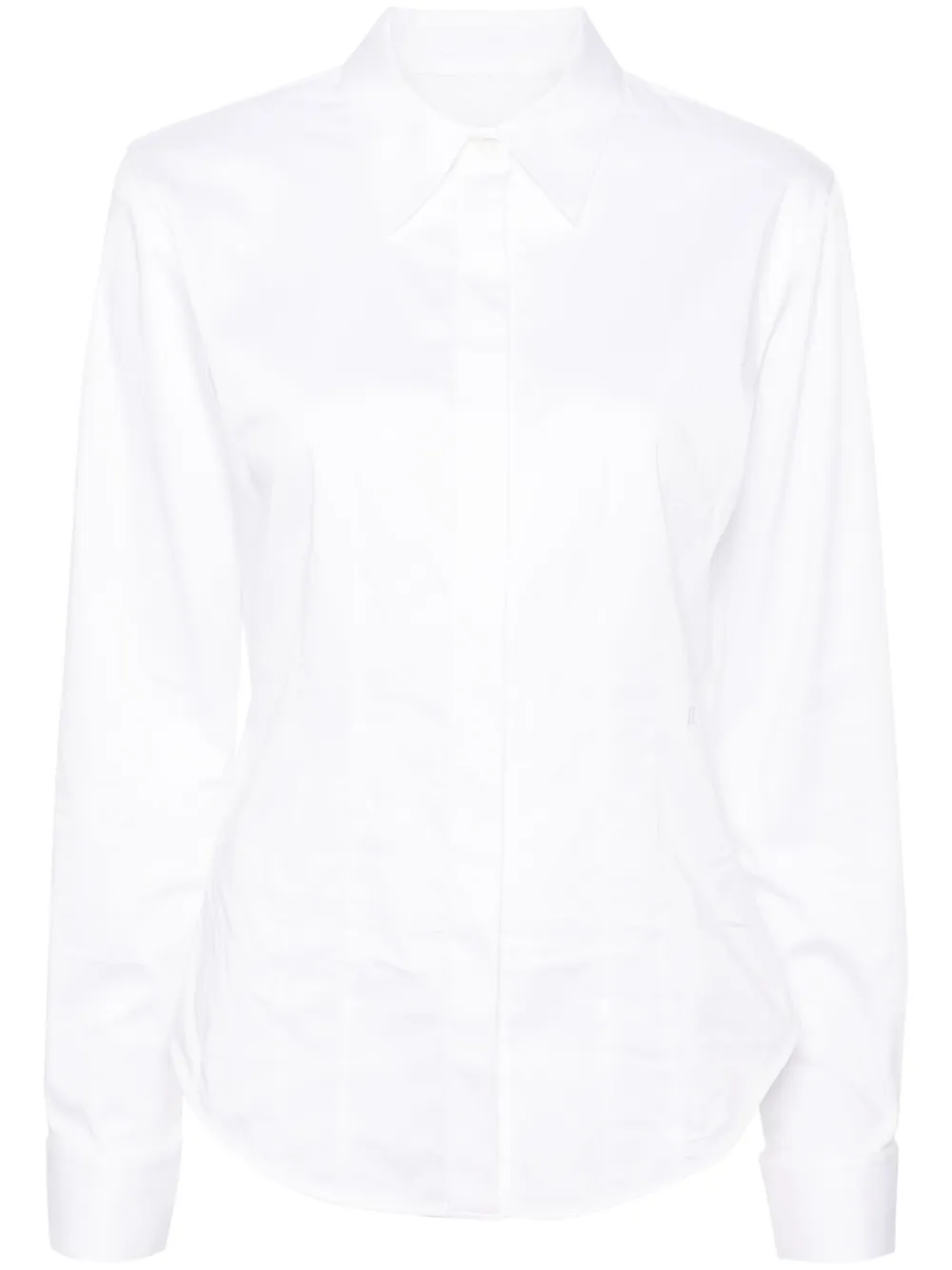 Поплиновая рубашка с классическим воротником Helmut Lang, белый
Поплиновая рубашка с классическим воротником Helmut Lang, белый
