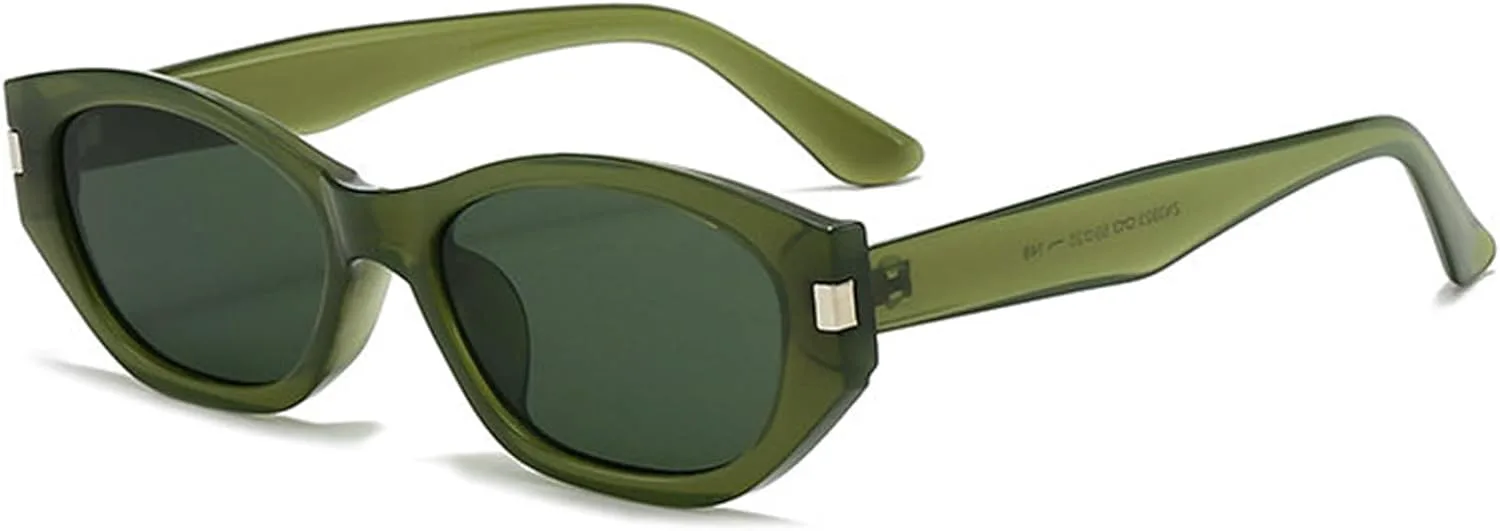 Солнцезащитные очки Willochra «Кошачий глаз» для женщин, винтажные, с черными линзами, модные ретро-очки овальной формы, защита от ультрафиолета UV400, C5
Солнцезащитные очки Willochra «Кошачий глаз» для женщин, винтажные, с черными линзами, модные ретро-очки овальной формы, защита от ультрафиолета UV400, C5