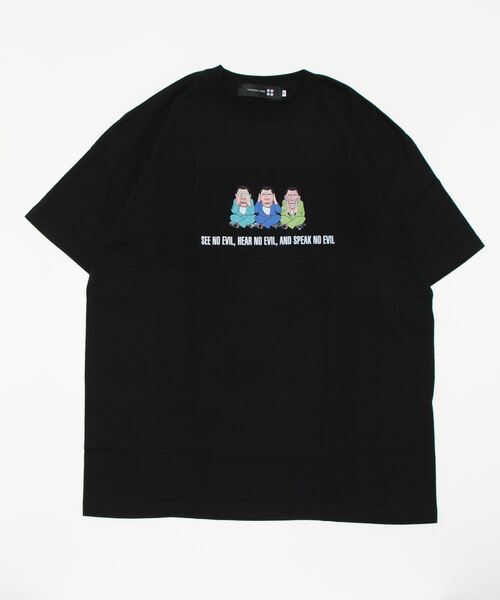 Футболка, коллаборация SAMURAI CORE x Gorillaman, принт «Три мудрые обезьяны», черный
Футболка, коллаборация SAMURAI CORE x Gorillaman, принт «Три мудрые обезьяны», черный