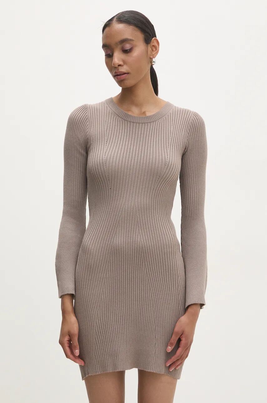 Платье Answear Lab, коричневый 
Платье Answear Lab, коричневый