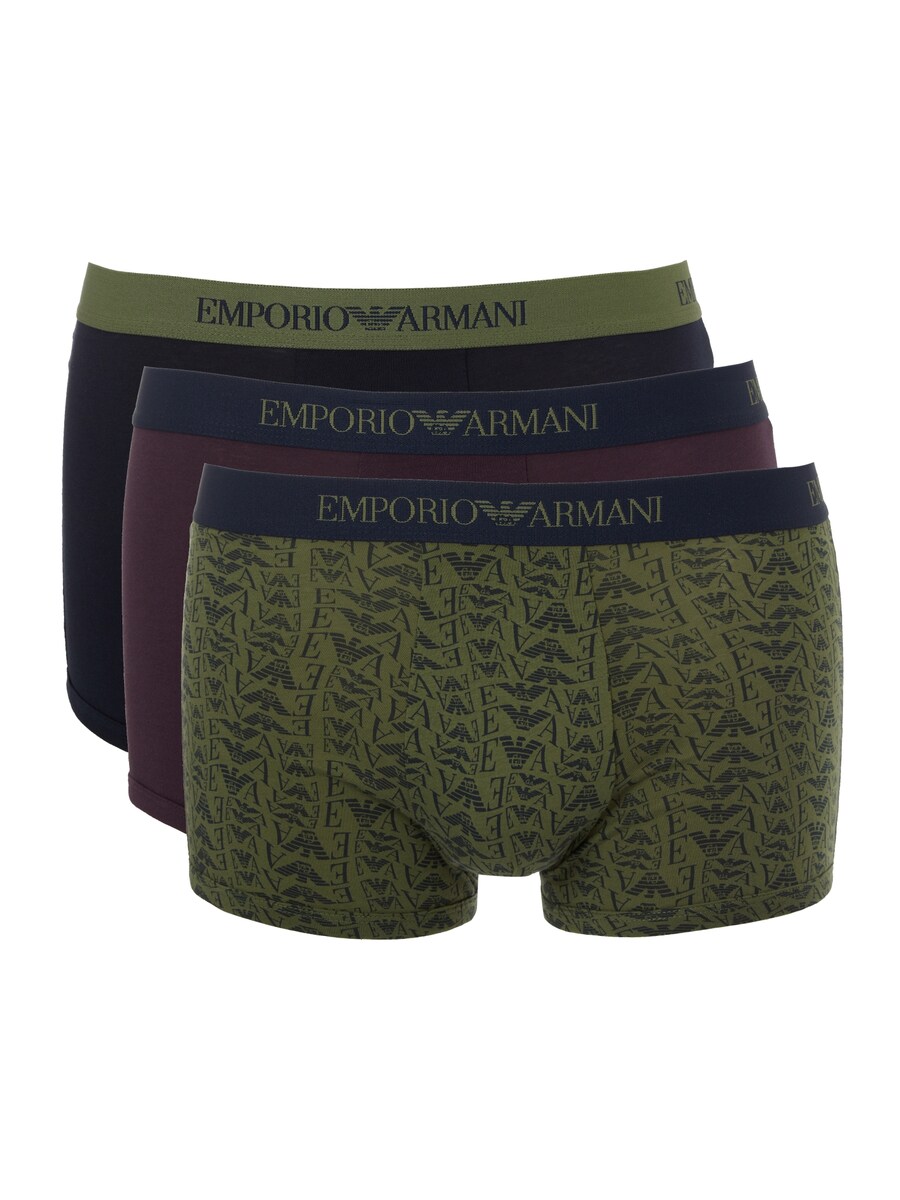 Боксерские шорты Emporio Armani, цвет Green/Bordeaux/Black
Боксерские шорты Emporio Armani, цвет Green/Bordeaux/Black