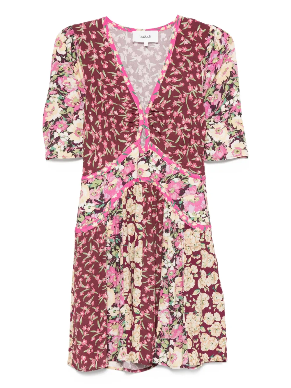 Платье Indrea с расклешенными рукавами и цветочным принтом Ba&Sh, розовый
Платье Indrea с расклешенными рукавами и цветочным принтом Ba&Sh, розовый