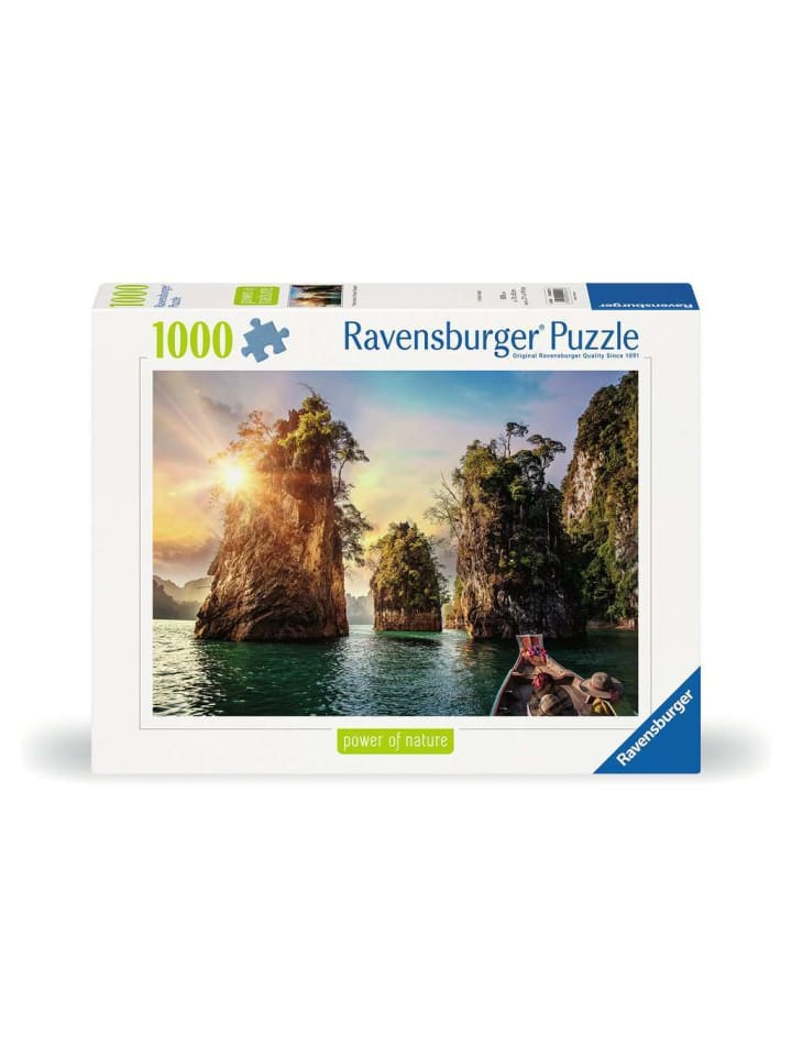 Пазл Ravensburger из 1000 деталей: Три камня в городе Чео, Таиланд, в цвете
Пазл Ravensburger из 1000 деталей: Три камня в городе Чео, Таиланд, в цвете