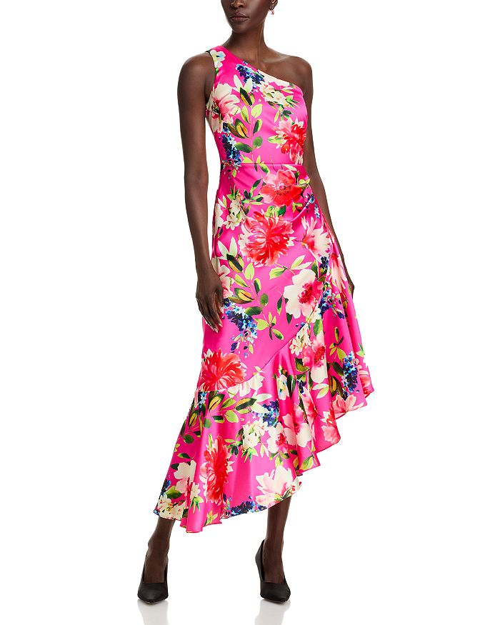 Платье с принтом и одним плечом Eliza J, розовый
Платье с принтом и одним плечом Eliza J, розовый