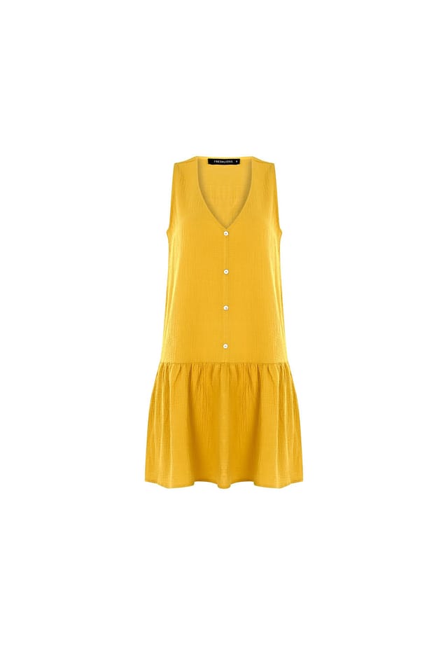 Летнее платье Penelope с классическим V-образным вырезом Freshlions, цвет mustard
Летнее платье Penelope с классическим V-образным вырезом Freshlions, цвет mustard