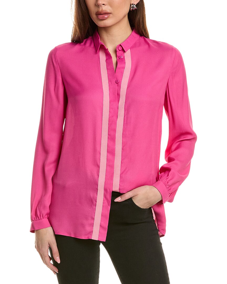 Рубашка из смесового шелка Emporio Armani, розовый
Рубашка из смесового шелка Emporio Armani, розовый