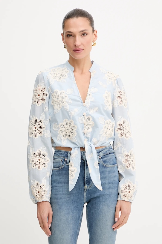 Хлопковая рубашка HAZEL Guess, синий
Хлопковая рубашка HAZEL Guess, синий