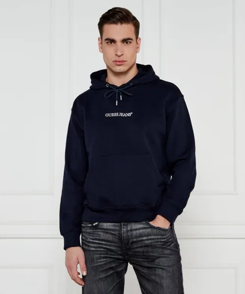 Толстовка Embro Regular fit Guess Jeans, синий 
Толстовка Embro Regular fit Guess Jeans, синий