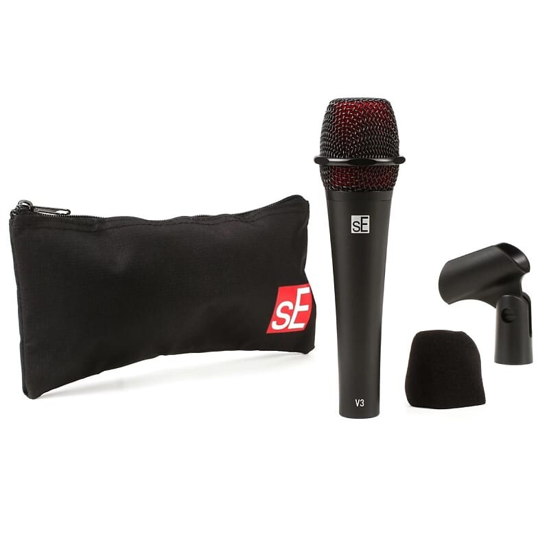Кардиоидный динамический вокальный микрофон sE Electronics V3 Handheld Cardioid Dynamic Microphone
Кардиоидный динамический вокальный микрофон sE Electronics V3 Handheld Cardioid Dynamic Microphone