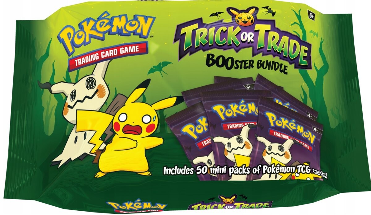 ККИ Pokémon: набор бустеров Trick or Trade 2023 Pokemon
ККИ Pokémon: набор бустеров Trick or Trade 2023 Pokemon