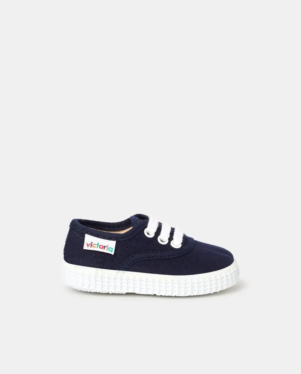 Детские розовые низкие кеды из парусины с логотипом и шнуровкой Victoria, темно-синий
Детские розовые низкие кеды из парусины с логотипом и шнуровкой Victoria, темно-синий