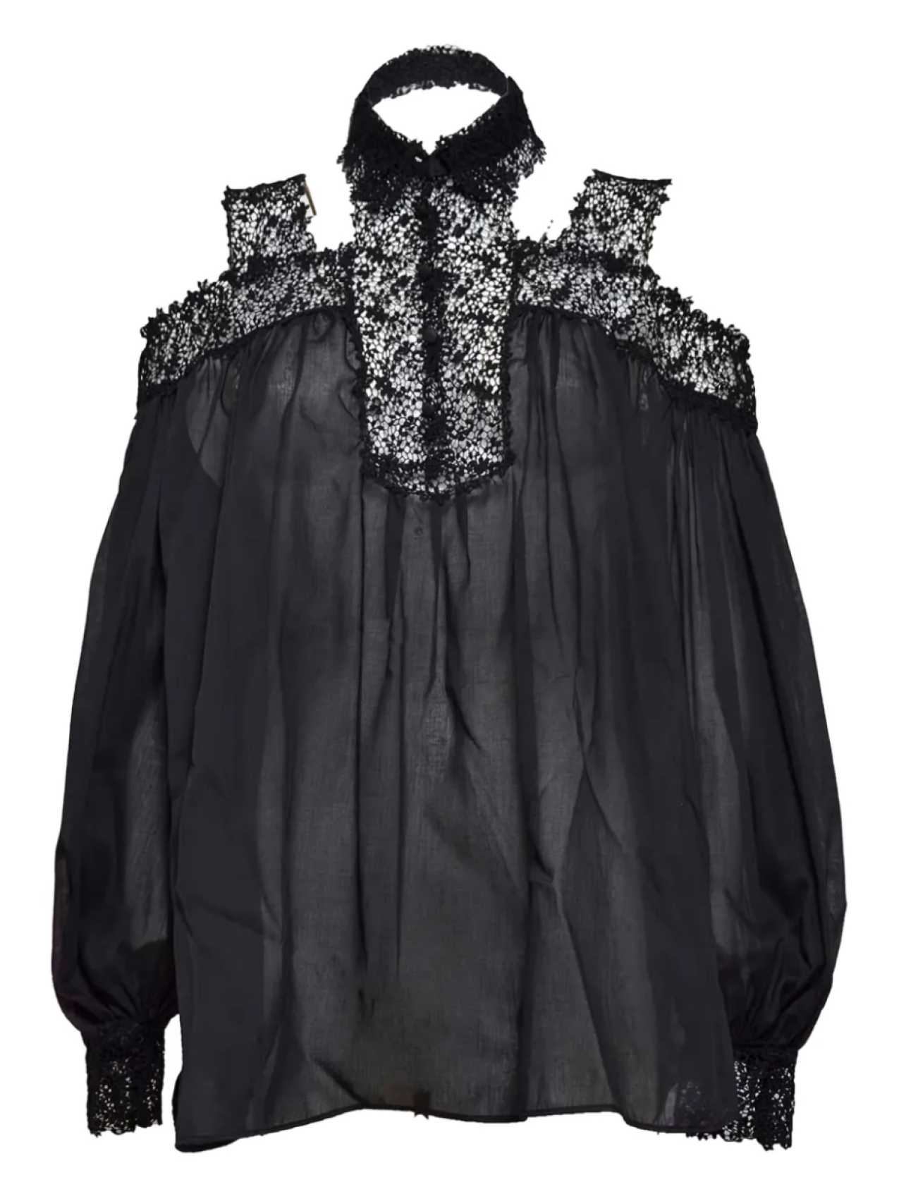 Шелковая блузка Ermanno Scervino, черный
Шелковая блузка Ermanno Scervino, черный