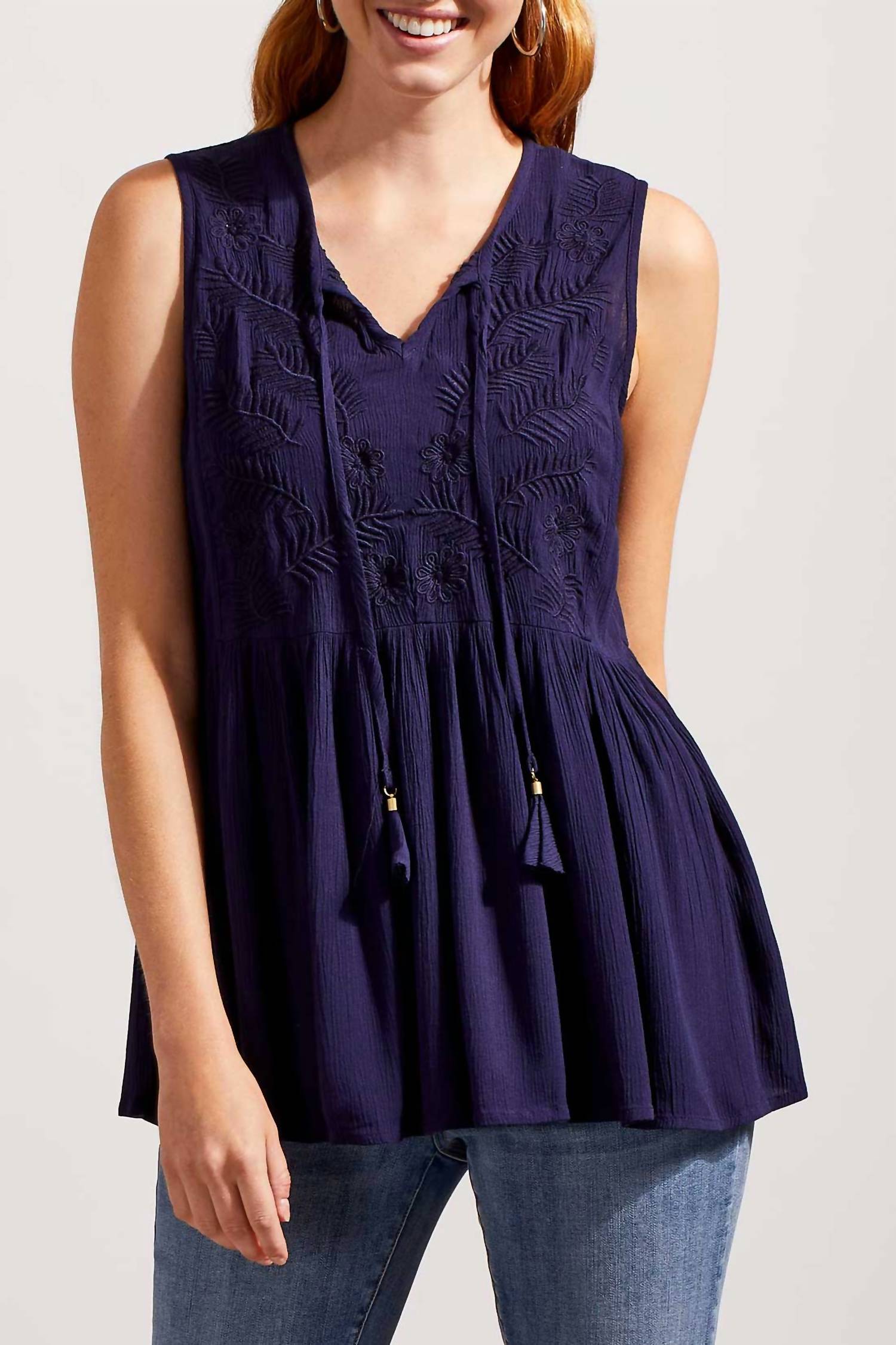 Вышитая блузка-бэбидолл в морском стиле TRIBAL, Nautical
Вышитая блузка-бэбидолл в морском стиле TRIBAL, Nautical