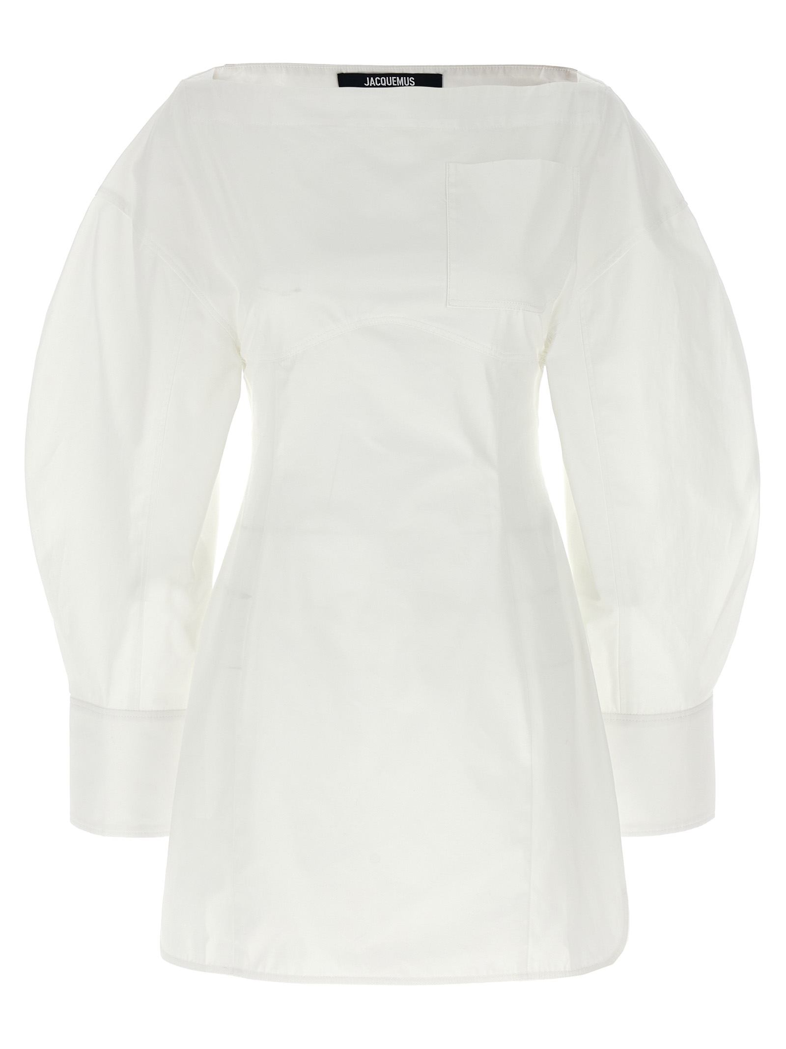Платье-рубашка Casaco JACQUEMUS, белый
Платье-рубашка Casaco JACQUEMUS, белый