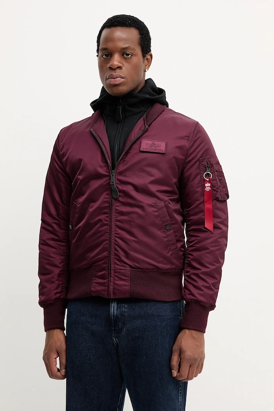 Куртка-бомбер Alpha Industries, бордовый
Куртка-бомбер Alpha Industries, бордовый