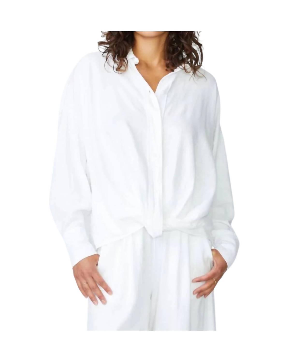 Льняная рубашка оверсайз в пене Stateside, Foam
Льняная рубашка оверсайз в пене Stateside, Foam