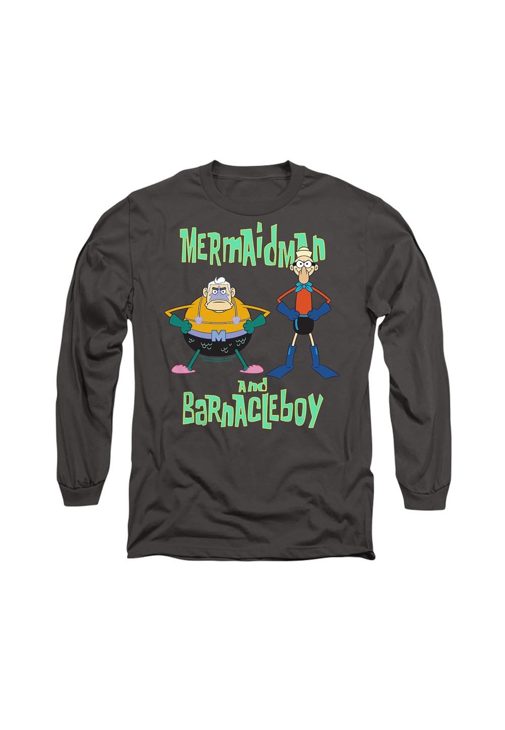 Топ с длинными рукавами SPONGEBOB MERMAID MAN AND BARNACLE BOY Cotton Soul, антрацит
Топ с длинными рукавами SPONGEBOB MERMAID MAN AND BARNACLE BOY Cotton Soul, антрацит