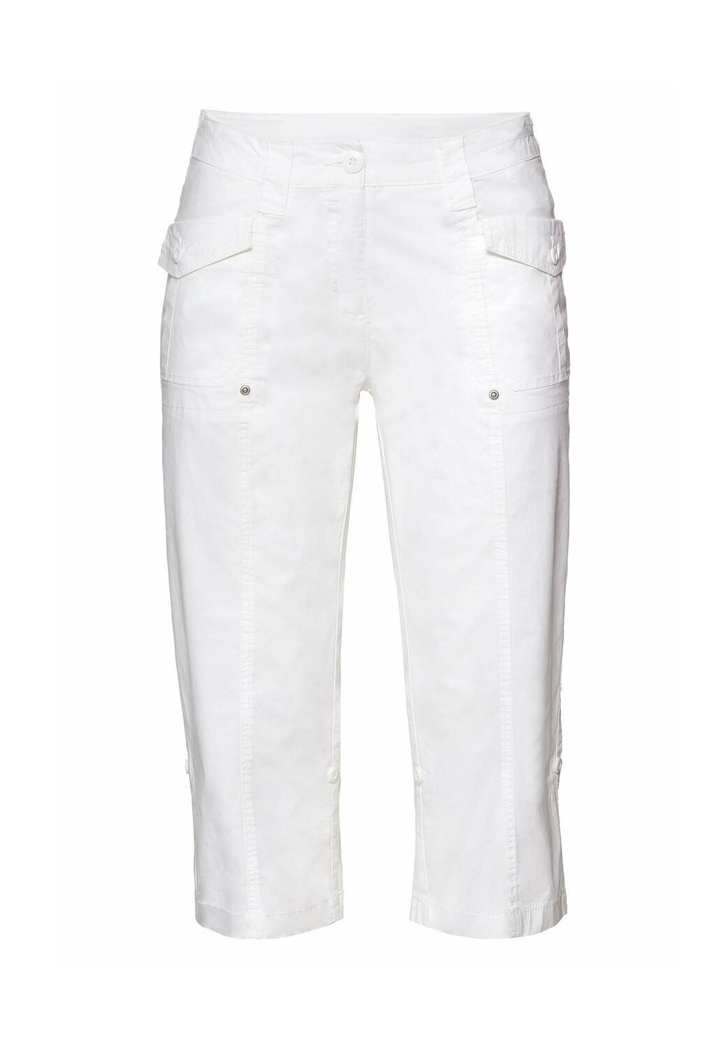 Брюки длиной 3/4 с функцией подворачивания Sheego, белый
Брюки длиной 3/4 с функцией подворачивания Sheego, белый