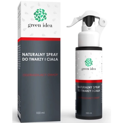 Greenidea Натуральный спрей от насекомых для тела и лица, 100 мл Herbamedicus
Greenidea Натуральный спрей от насекомых для тела и лица, 100 мл Herbamedicus