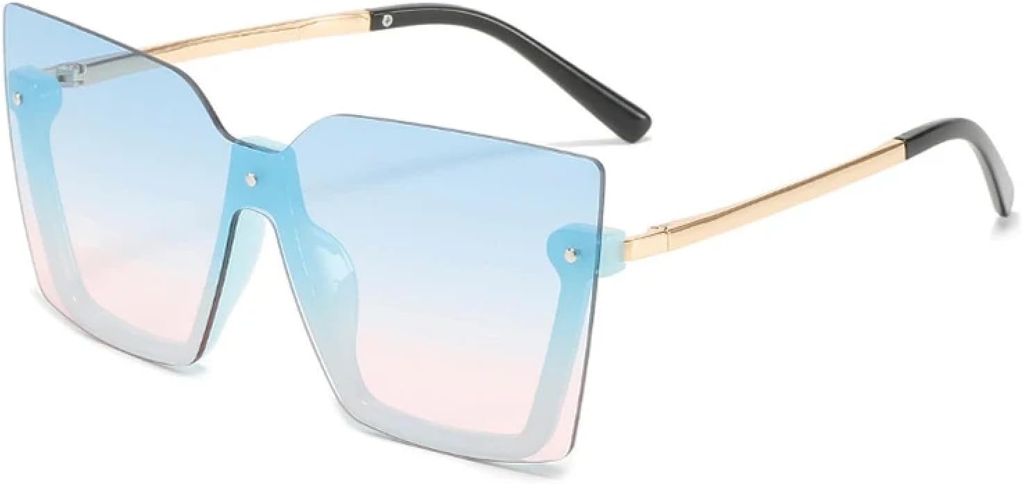 Винтажные солнцезащитные очки в полуободковой оправе для женщин и мужчин, модные очки в крупной оправе для активного отдыха и вождения, защита от УФ-излучения UV400 TKKTLLT, Blue Blue Pink
Винтажные солнцезащитные очки в полуободковой оправе для женщин и мужчин, модные очки в крупной оправе для активного отдыха и вождения, защита от УФ-излучения UV400 TKKTLLT, Blue Blue Pink